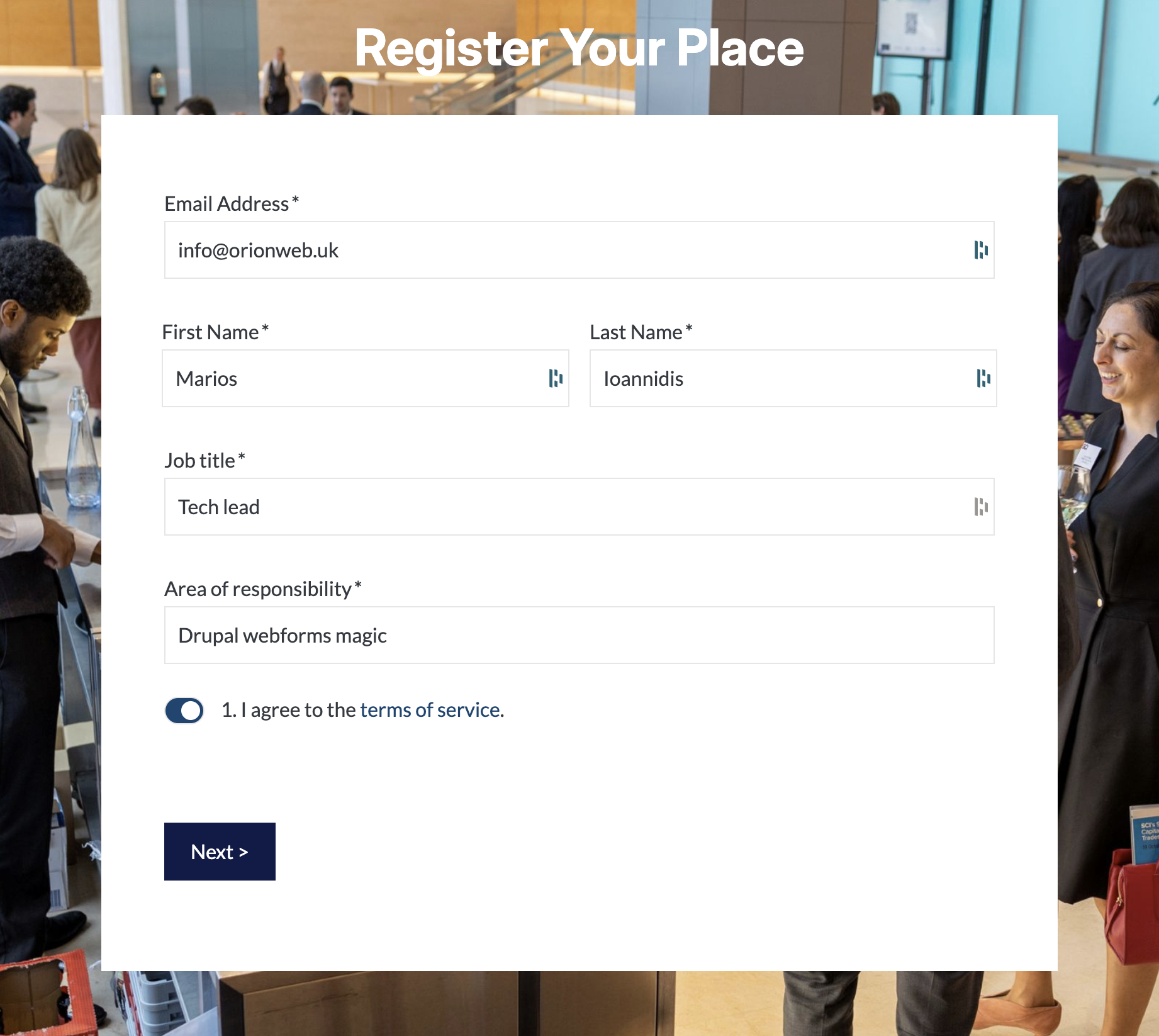 Event registration: A Commerce & multistep Webform implementation